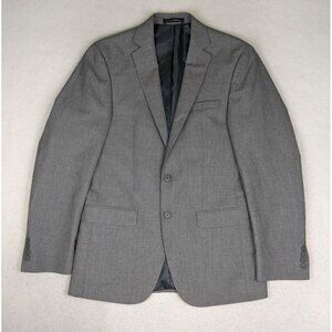 M151 Men's Blazer Size Small Gray Plaid 2-Button Sport Coat